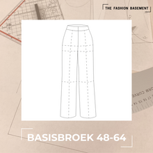 Patroon klassieke basisbroek maat 48 - 64 van "The Fashion Basement"